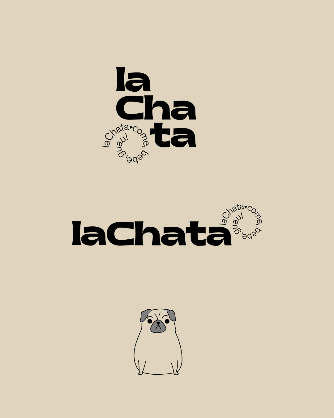 La Chata diseno logotipo branding restaurante hosteleria